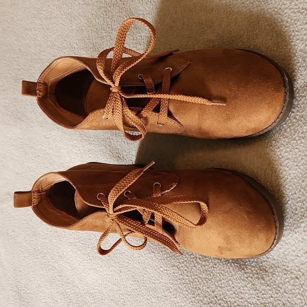 Ladies Suede Ankle Boots, Le Miu Brand, Size 8